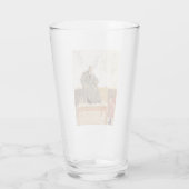 Esborjn und ihr Großvater (Mädchen und Opa) Glas (Rückseite)