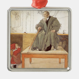 Esborjn und ihr Großvater (Mädchen und Opa) Ornament Aus Metall