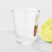 Esborjn und ihr Großvater (Mädchen und Opa) Schnapsglas (Links)