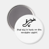 Escalator Kid Magnet (Vorderseite/Rückseite)