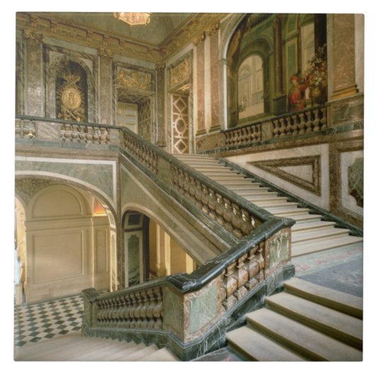 Escalier de la Reine (das Treppenhaus der Königin) Fliese (Vorderseite)