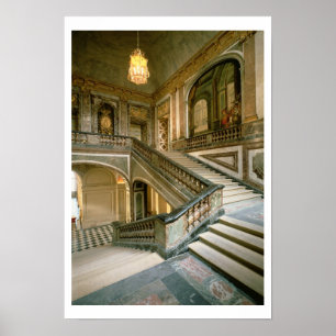 Escalier de la Reine (das Treppenhaus der Königin Poster