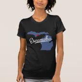 Escanaba Michigan MI Shirt (Vorderseite)