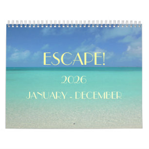 "ESCAPE" 2026 KALENDER/SKY/SEA/SUN-KALENDER KALENDER