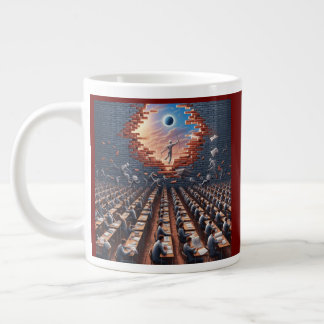 Escape from the Matrix: Surreal Exam Room Jumbo-Tasse