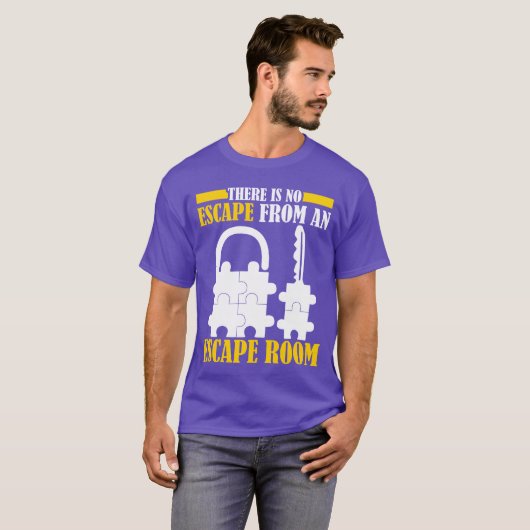 Escape Game Escape Room funny T-Shirt (Vorne ganz)