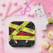 Escape Party Birthday Maze Keys Mystery Mix Pappteller (Party)