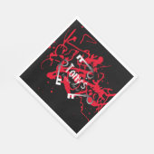 Escape Party Birthday Maze Keys Mystery Serviette (Ecke)