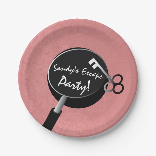 Escape Party Girls Supplies Pappteller (Vorderseite)