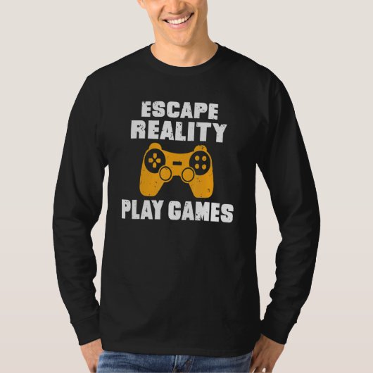 Escape Reality Play Games T-Shirt (Vorderseite)