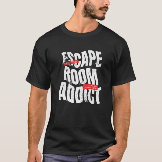 Escape Room Addict Urban Style T-Shirt (Vorderseite)