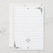Escape Room Brief Geburtstag Einladung (Rückseite)
