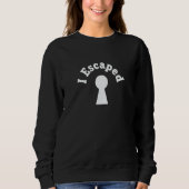 Escape Room Game Adventure Quest Solve Puzzles Mys Sweatshirt (Vorderseite)