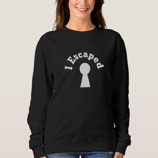 Escape Room Game Adventure Quest Solve Puzzles Mys Sweatshirt (Vorderseite)
