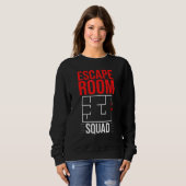 Escape Room Game Exit Puzzle Boxes Board Horror 3 Sweatshirt (Vorne ganz)