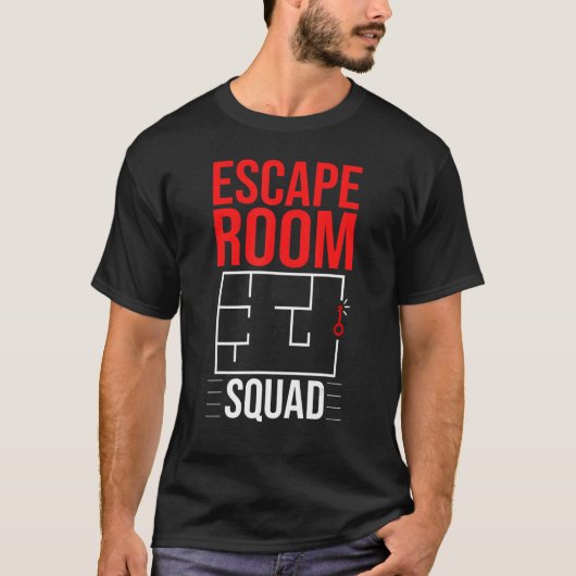 Escape Room Game Exit Puzzle Boxes Board Horror 3 T-Shirt (Vorderseite)