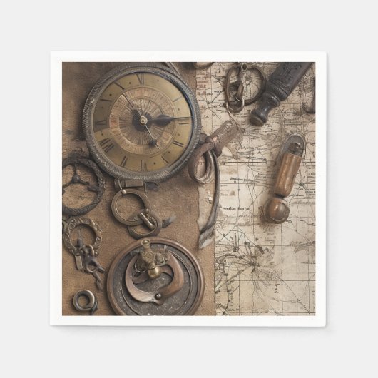 Escape Room Game Geburtstagsparty Serviette (Vorderseite)