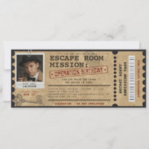Escape Room Geburtstagsfeier-Mysterium Benutzerdef