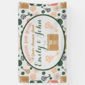 Escape Room Gender Reveal Baby Shower Banner (Vertikal)