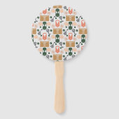 Escape Room Gender Reveal Baby Shower Fächer (Rückseite)