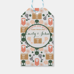 Escape Room Gender Reveal Baby Shower Geschenkanhänger