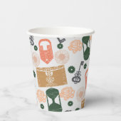 Escape Room Gender Reveal Baby Shower Pappbecher (Rückseite)