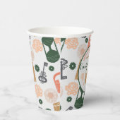 Escape Room Gender Reveal Baby Shower Pappbecher (Rechts)