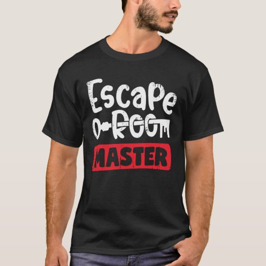 Escape Room Master Game Player Geschenk T-Shirt (Vorderseite)