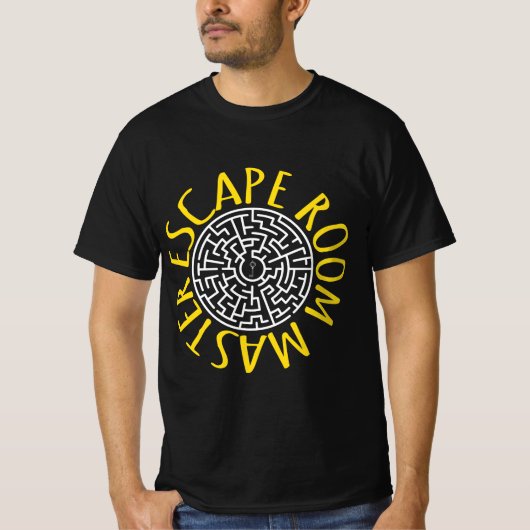Escape Room Master Shirt Puzzle Maze Design (Vorderseite)