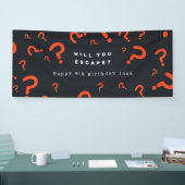 Escape Room Party Banner (Messe)