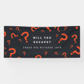 Escape Room Party Banner (Horizontal)