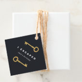 Escape Room Party Geschenkanhänger (Beispiel)