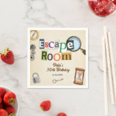 Escape Room Party Serviette (Beispiel)