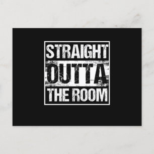 Escape Room Space Out Puzzle-Geschenk Direkt aus T Postkarte