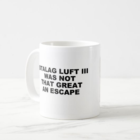 Escape-Tasse Kaffeetasse (Vorderseite Links)