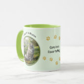 Escape to the Meadow with Norwegian Forest Cat Tasse (Vorderseite Links)