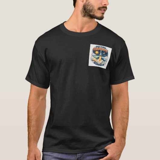Escape Velocity: Epic Rocket Launch & Gravity  T-Shirt (Vorderseite)