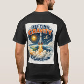 Escape Velocity: Epic Rocket Launch & Gravity  T-Shirt (Rückseite)