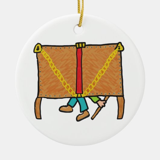 Escapologie Keramik Ornament (Vorne)