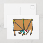 Escapologie Postkarte (Vorne/Hinten)