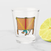 Escapologie Schnapsglas (Vorderseite)