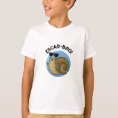 Escar-bro Funny French Escargot Snail Pub T-Shirt (Vorderseite)