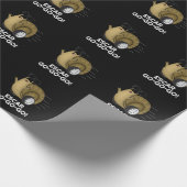 Escar-go-go Funny French Snail Pun Dark BG Geschenkpapier (Ecke)