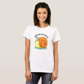 Escar-go Nuts Funny Escargot Snail Pun T-Shirt (Vorne ganz)