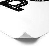 Escar got den Power Funny Snail Pun Poster (Ecke)