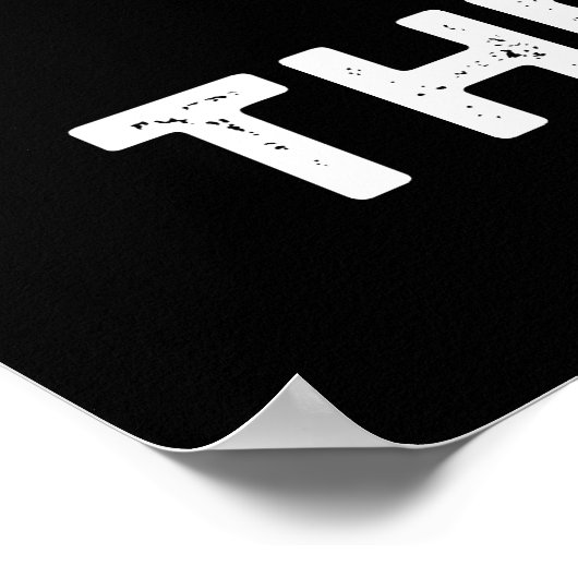 Escar got die Blues Funny Escargot Pun Dark BG Poster (Ecke)