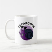 Escar-goth Funny Cool Goth Snail Pub Kaffeetasse (Links)
