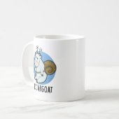 Escar-ziege Funny French Snail Pun Kaffeetasse (Vorderseite Links)