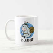 Escar-ziege Funny French Snail Pun Kaffeetasse (Links)