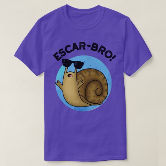 Escarbro Niedlicher Escargot Snail Pub T-Shirt (Design vorne)